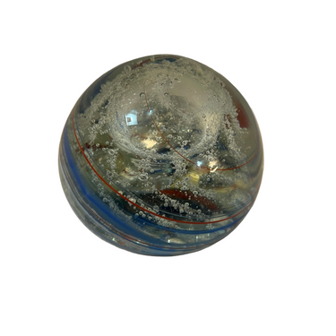 Pisapapel de vidrio soplado con firma del Gerard Pradelle Bucarest Art & Antiques