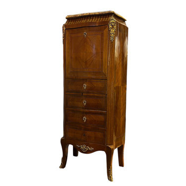 Chiffonier secretaire francés estilo Luis XV 1900 Bucarest Art & Antiques