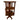 Librero giratorio Inglés en madera de nogal años 30