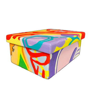 Caja de madera y acrílico ‘Claudia Collao’ Bucarest Art & Antiques