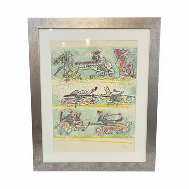 Roberto Matta - Litografía sobre papel ‘Qui D’Eux’ 1990 (63/100) Bucarest Art & Antiques