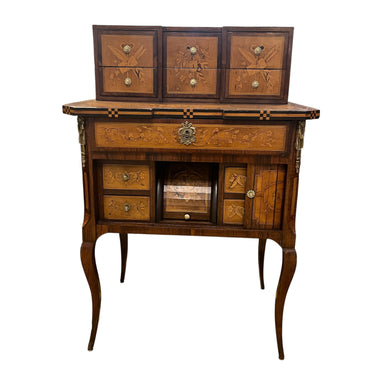 Secretaire de dama Bonheur du Jour estilo Transición mediados s.XIX Bucarest Art & Antiques
