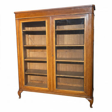 Pequeño librero francés principios s.XX vidriado y repisas veteadas Bucarest Art & Antiques