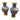 Par lámparas cloisonné Bucarest Art & Antiques