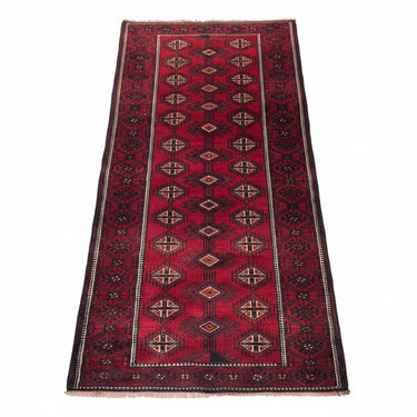 Alfombra Pakistaní Bukhara lana trenza de medallones 195x105 Colección Exclusiva
