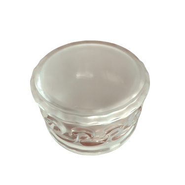 Algodonera pequeña de cristal francés Lalique diseño cisnes Bucarest Art & Antiques