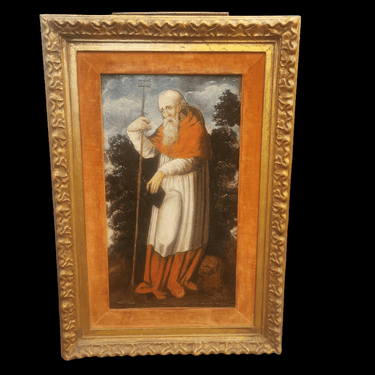 Anónimo - Óleo sobre madera 'San Jerónimo' Temporada26