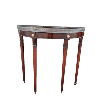 Arrimo de medio punto en caoba con cintillo de bronce Bucarest Art & Antiques