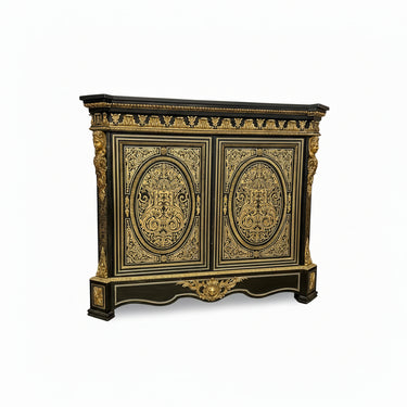 Boulle dos puertas Napoléon III a mármol negra Colección Exclusiva