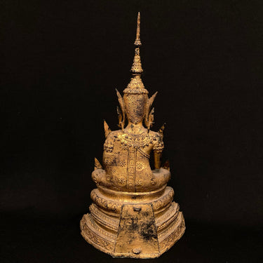 Buda Rattanakosin Tailandés de bronce siglo XIX Bucarest Art Gallery