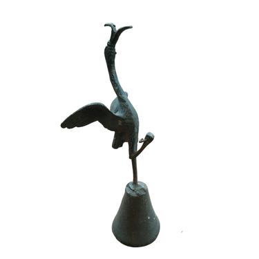 Campana de bronce niquelado 'flamingo' Bucarest Art Gallery