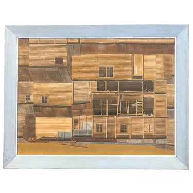 Claudio Tejerina pintura sobre cholguán Bucarest Art & Antiques