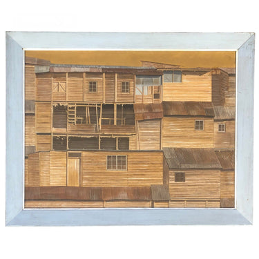 Claudio Tejerina pintura sobre cholguán Bucarest Art & Antiques