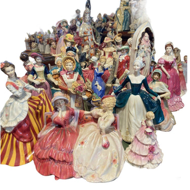 Colección de figurines de porcelana Royal Doulton Bucarest Art Gallery