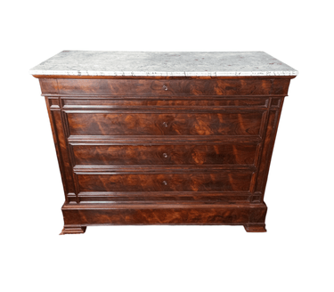 Cómoda Escritorio Louis Philippe cubierta de mármol | Bucarest Art Gallery Bucarest Art & Antiques