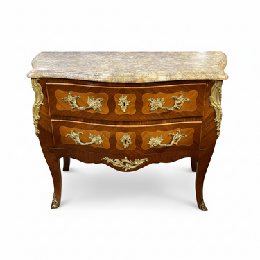 Cómoda Luis XV con mármol crema | Bucarest Art Gallery Bucarest Art & Antiques