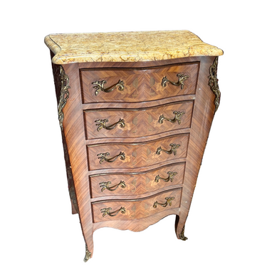Comodita estilo Luis XV francesa Bucarest Art & Antiques