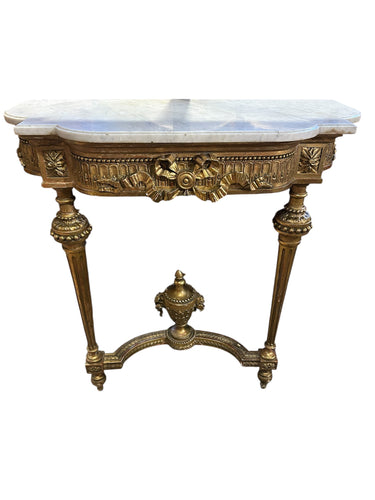 Conjunto arrimo cubierta mármol y Espejo Trumeau Luis XVI Colección Exclusiva