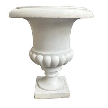Copón blanco de mármol estilo Medicci Bucarest Art & Antiques