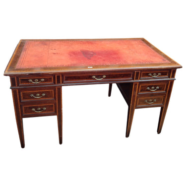 Escritorio de ministro estilo Luis XVI bureau-plat de Frederic Schmit Bucarest Art & Antiques