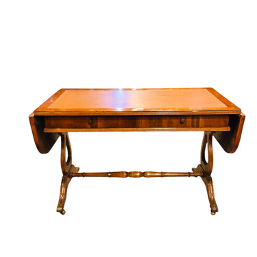 Escritorio o sofa table inglés estilo Regencia s.XIX con alas Bucarest Art & Antiques