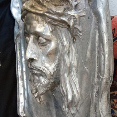 Escultura aluminio - Rostro de Cristo Bucarest Art Gallery