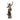 Escultura francesa de peltre ‘mujer y ave’ Bucarest Art & Antiques