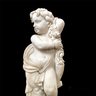 Escultura mármol – Niño de la primavera Especial Jardín