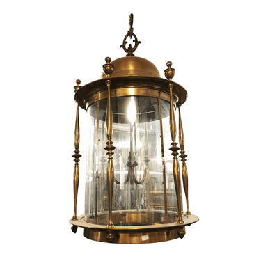 Farol antiguo en bronce inglés Bucarest Art & Antiques