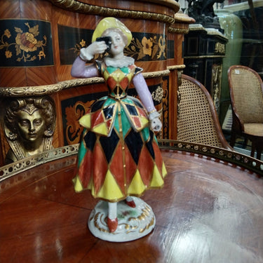 Figura de porcelana 'Arlequina' Bucarest Art Gallery