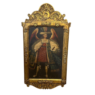 Gran Arcángel Arcabucero Ariel Colonial Cuzqueño Bucarest Art & Antiques