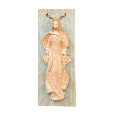 Hector Román - Escultura en arcilla 'Virgen' Bucarest Art & Antiques