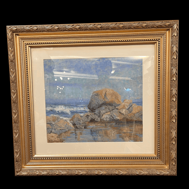 Humberta Zorrilla - Óleo sobre arpillera ‘Roquerío’ Bucarest Art & Antiques