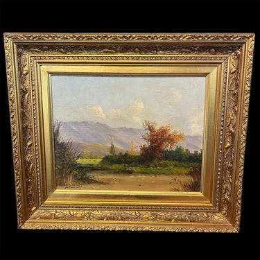 Humberto Garrido - Óleo sobre madera entelada ‘Buin’ Bucarest Art & Antiques