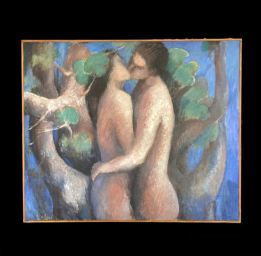 Ida González - Oleo 'El beso' | Bucarest Art Gallery Consignación