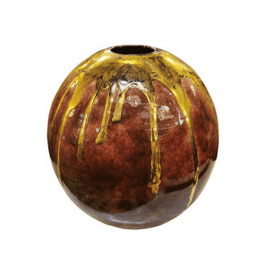 Jarrón francés Art Deco en cerámica Bucarest Art & Antiques