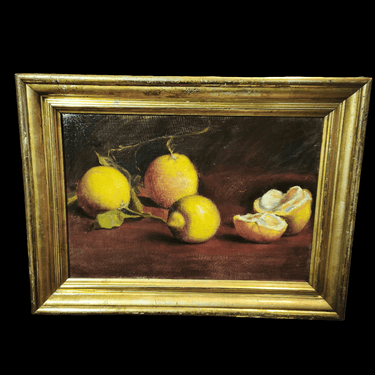 Juan Francisco González - Óleo sobre tela 'Frutas citricas' Colección Exclusiva