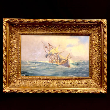 Manuel Casanova Vicuña – Óleo marina ‘Tormenta’ | Bucarest Art Gallery Consignación