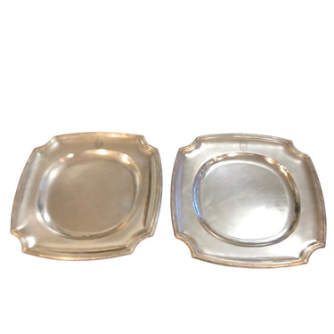 Par de bandejas francesas Christofle plaque Bucarest Art & Antiques