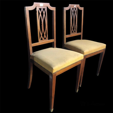 Par de sillas inglesas en caoba | Bucarest Art Gallery Bucarest Art & Antiques