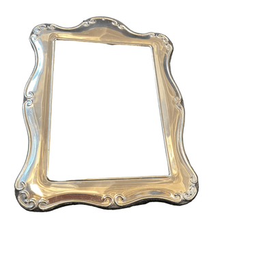 Portarretrato plaqué con fondo terciopelo negro. Bucarest Art & Antiques