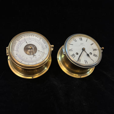 Reloj y barómetro de precisión alemán Schatz Royal Mariner Bucarest Art & Antiques