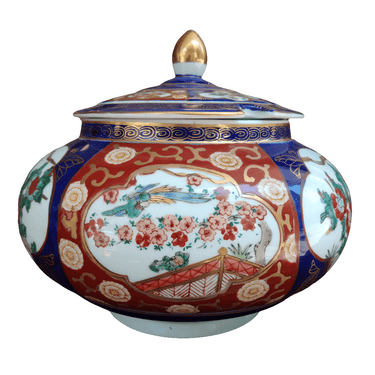 Sopera de porcelana china imarí punta dorada Bucarest Art & Antiques