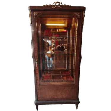 Vitrina Francesa caoba estilo Luis XVI Colección Exclusiva