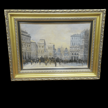 William Palmer - Óleo sobre tela 'Ciudad' Colección Exclusiva