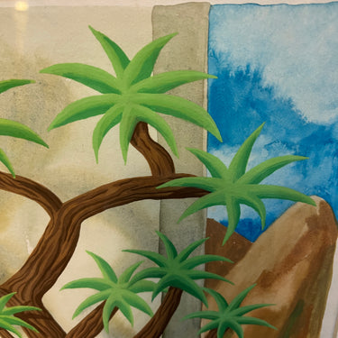 Michael Yaikel' - pintura sobre papel 'Árbol Terraza' 2025 Colección Exclusiva