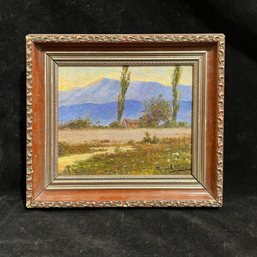 Benito Ramos Catalán - Óleo sobre tela 'Paisaje montañoso'