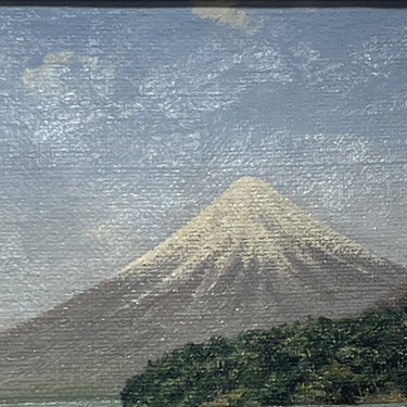 Horacio Garcia - Óleo sobre tela 'Volcán Osorno y Lago Todos los Santos'