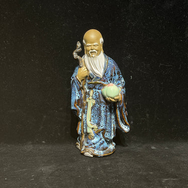 Figura de cerámica china de la deidad Shou Xing