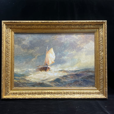 Manuel Maldonado 'Manoly' - Óleo sobre tela 'Contra viento y marea' 1994